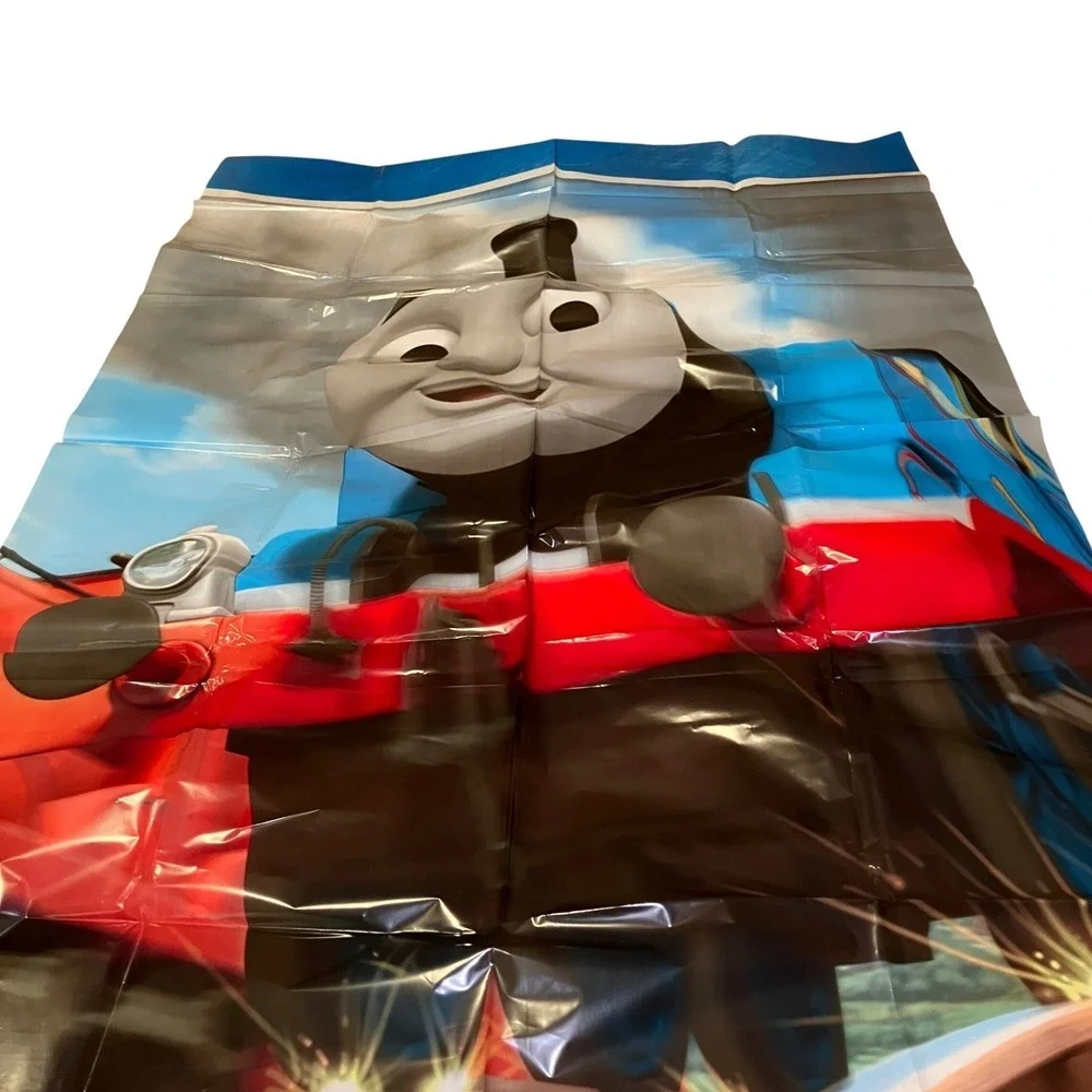 Thomas & Friends Wall Decorating Kit Kids  Blue New 5 Piece Scene Setter